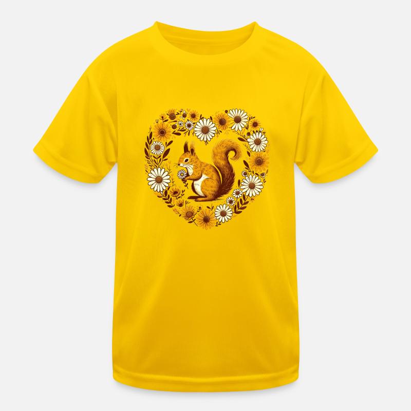 Écureuil roux T-shirt sport Enfant