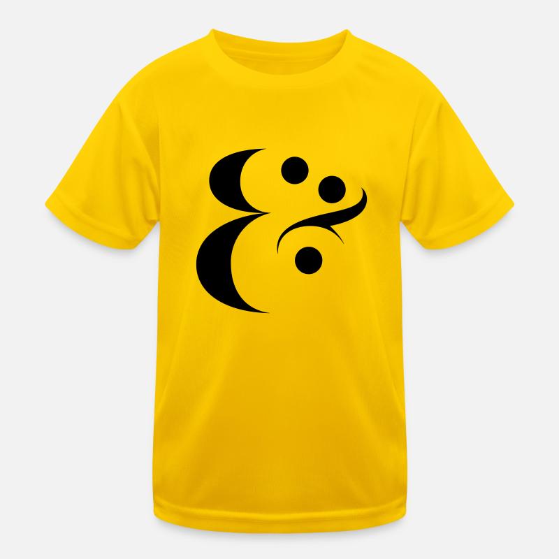 Ampersand - Kids Functional T-Shirt - egg yellow