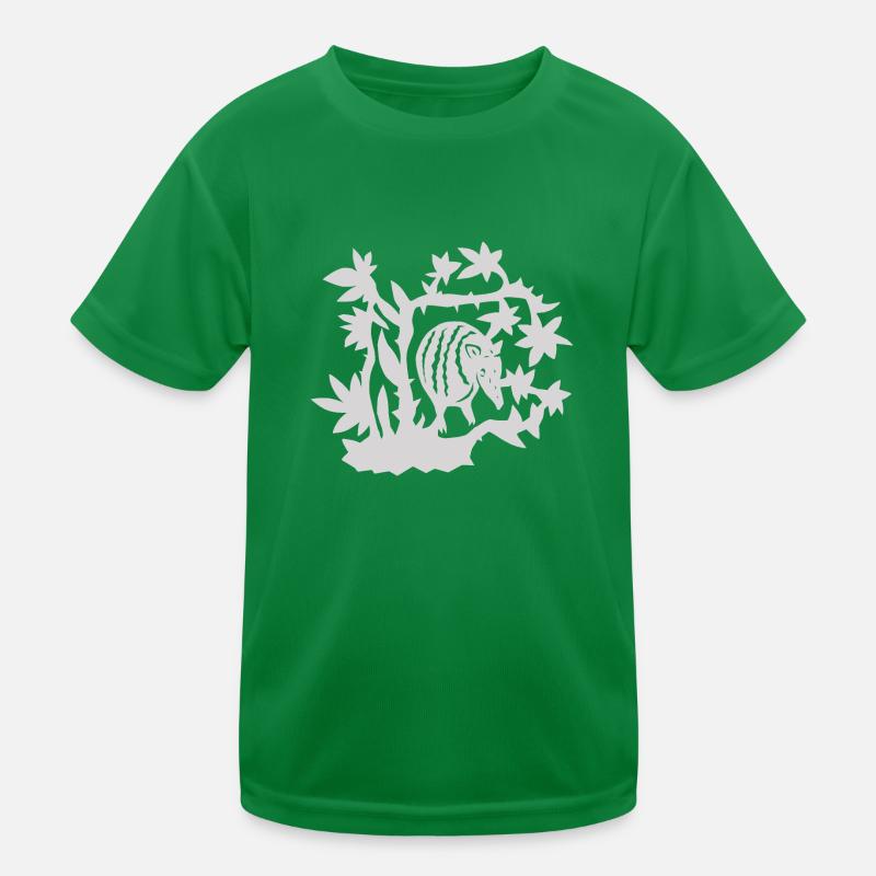 Grey Armadillo Kids Functional T-Shirt