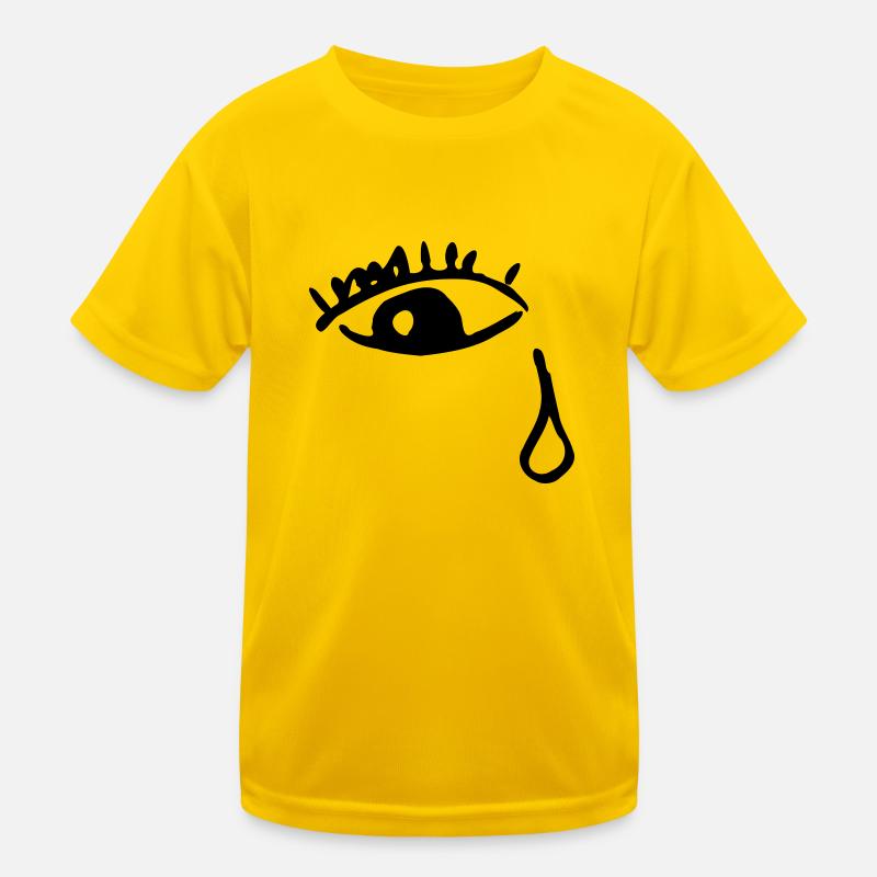 Crying eye Kids Functional T-Shirt