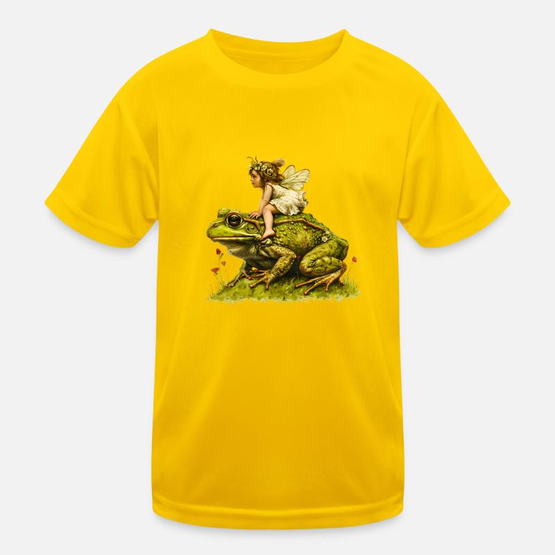 Grenouille chevauchée féerique T-shirt sport Enfant