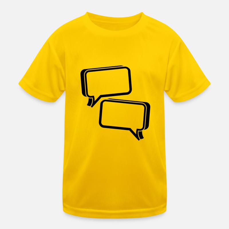 bubble chat Kids Functional T-Shirt