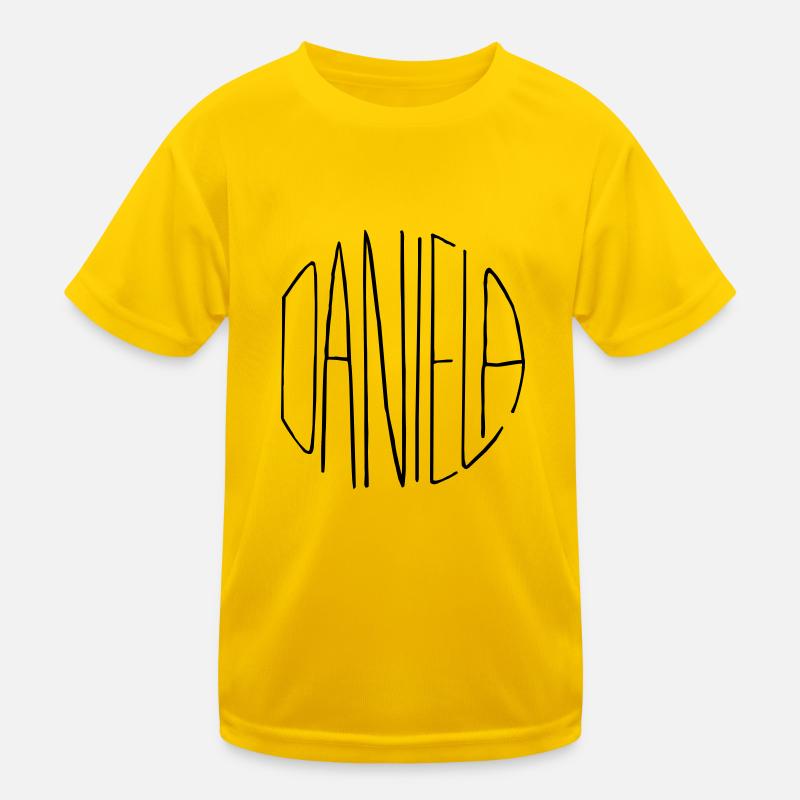 Daniela gift - Kids Functional T-Shirt - egg yellow