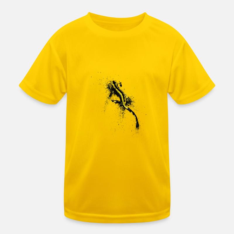 Gefleckte Salamander Kinder Funktions-T-Shirt