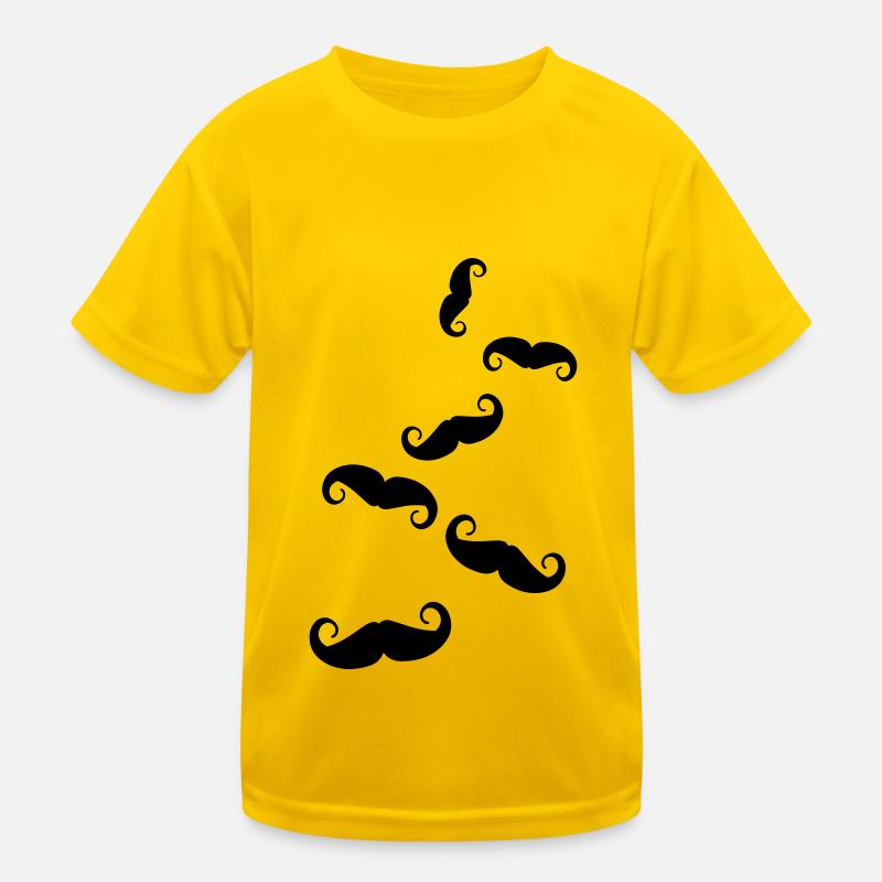 Schnurrbart symbol Kinder Funktions-T-Shirt