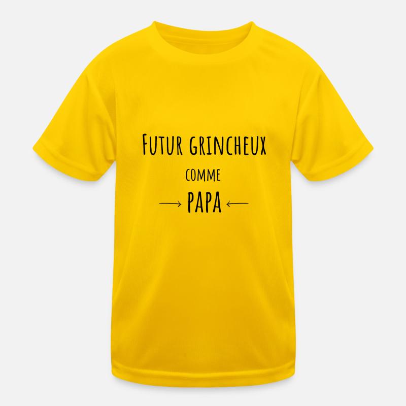 Grincheux Comme Papa Cadeau bébé T-shirt sport Enfant