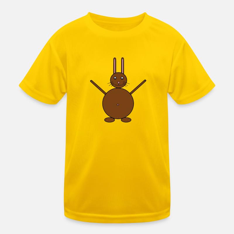 Brown Cute Bunny - Gift Idea Kids Functional T-Shirt