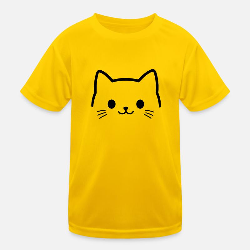 visage de chat, tête de chat, museau mignon T-shirt sport Enfant