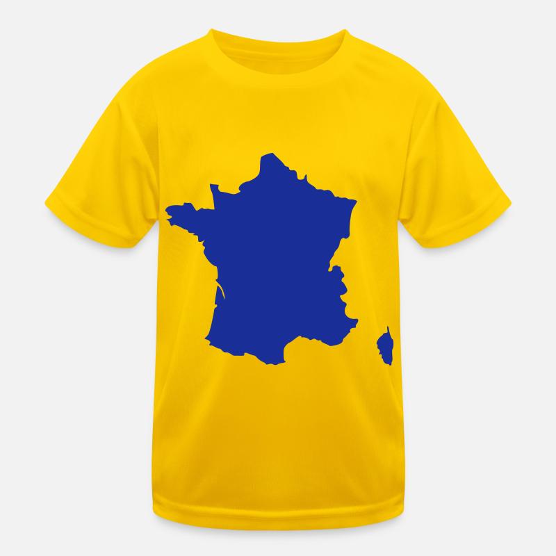 Frankreich Kinder Funktions-T-Shirt