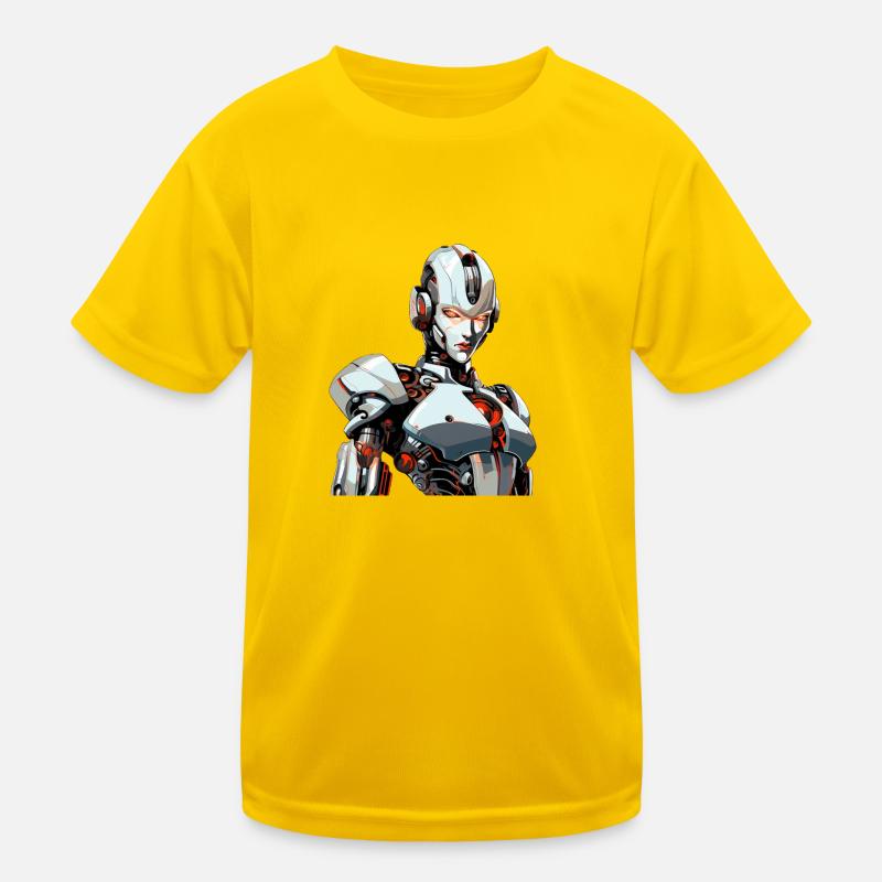 Futuristic Warrior Kids Functional T-Shirt
