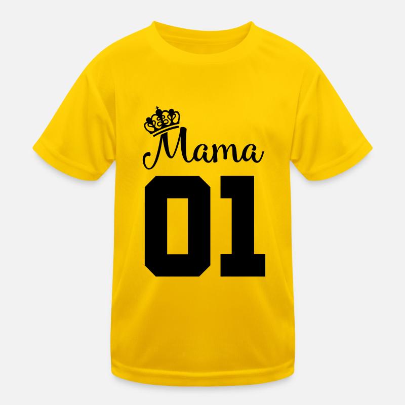 mama 01 Kinder Funktions-T-Shirt