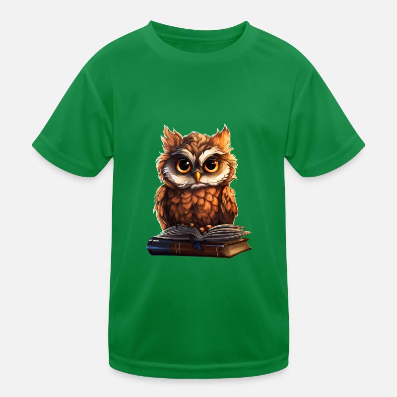 Eule Kinder Funktions-T-Shirt