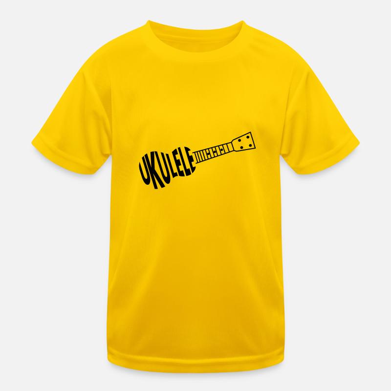 Ukulele Ukulele Kinder Funktions-T-Shirt
