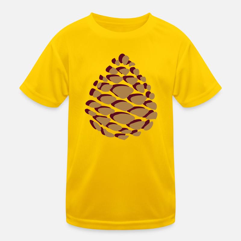 Pine cones pinecone pomme de pin Wald forest Kids Functional T-Shirt