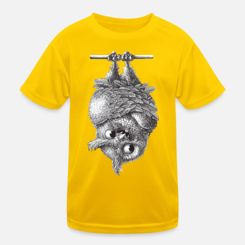 Vampire Owl - Dracula Owl Kids Functional T-Shirt