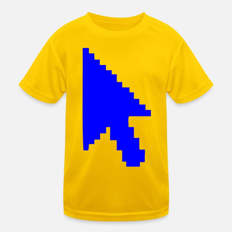 Pointer Mouse Silhouette Kids Functional T-Shirt