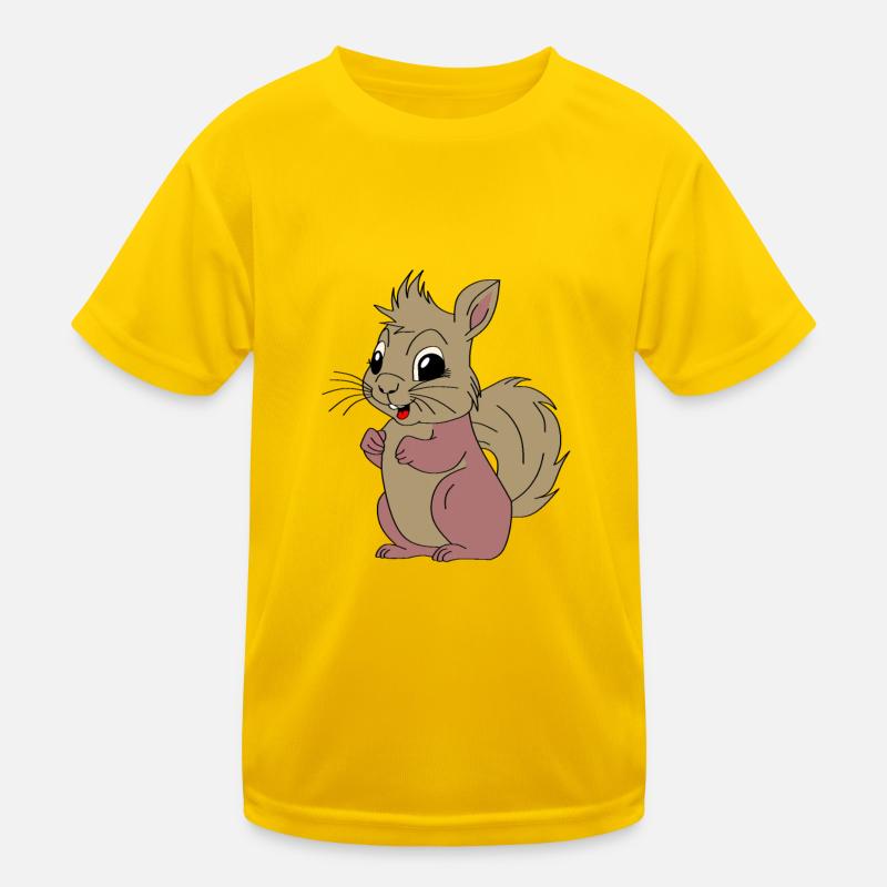 Kleines Eichhörnchen Kinder Funktions-T-Shirt