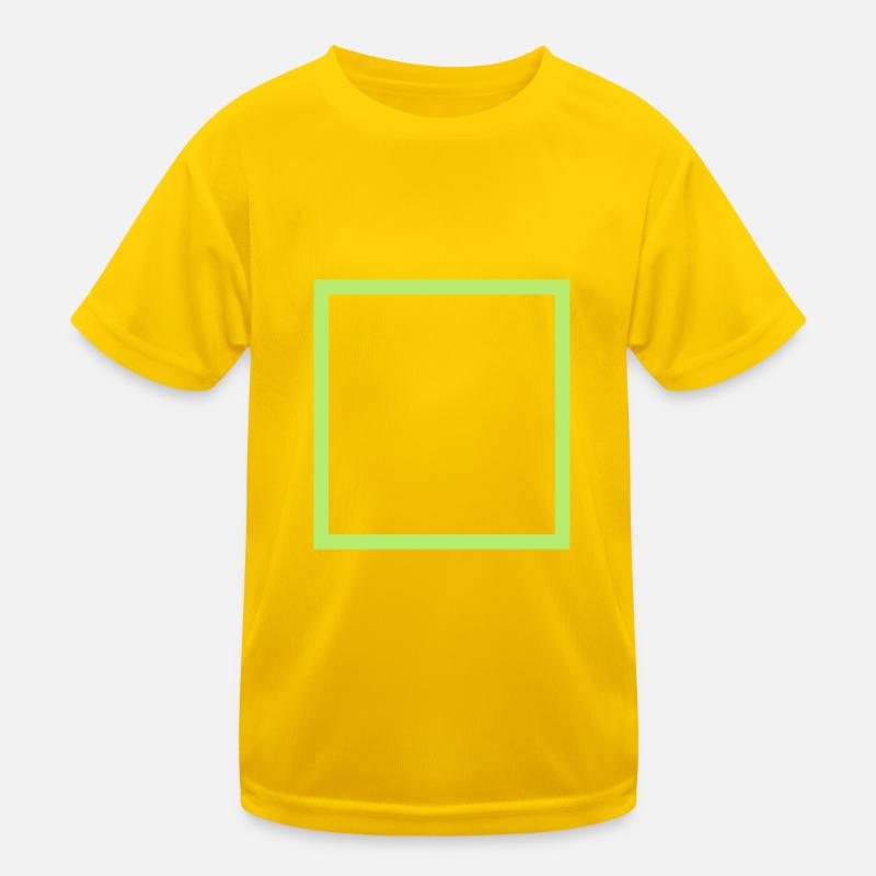 Square Square Pattern Kids Functional T-Shirt
