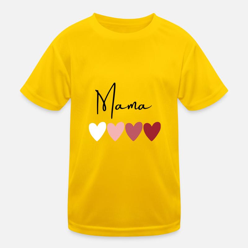 Mama Muttertag Liebe Kinder Funktions-T-Shirt