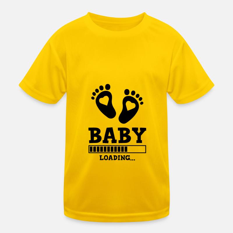 baby loading slogan Kids Functional T-Shirt