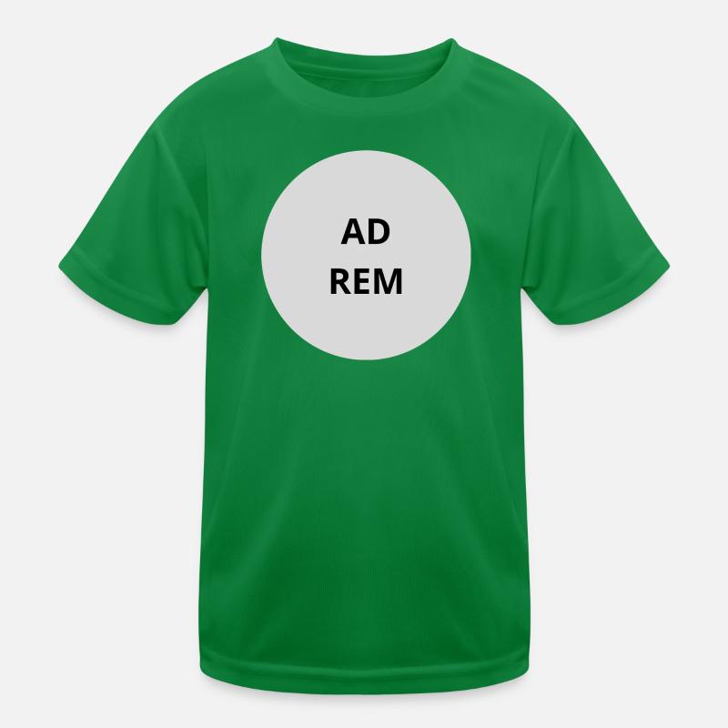 Text des Graukreis-Emblems Kinder Funktions-T-Shirt