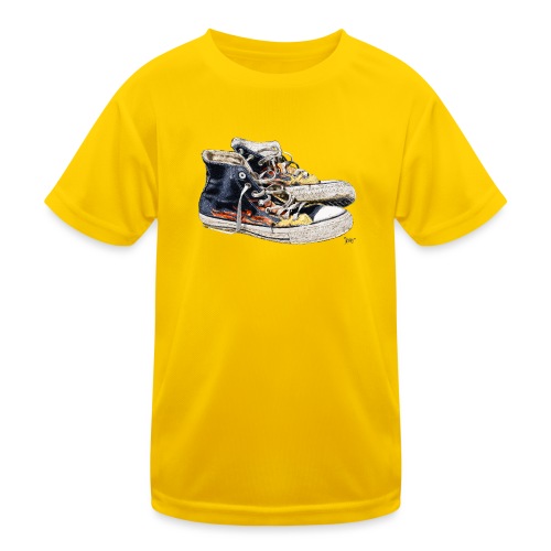 Bronko55 No.47 – Sneaker - Kinder Funktions-T-Shirt