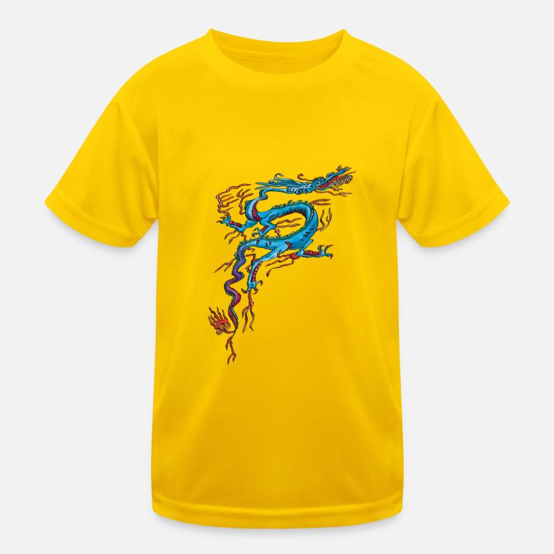 Drachen Kinder Funktions-T-Shirt
