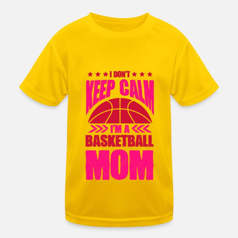 Basket keep calm maman T-shirt sport Enfant