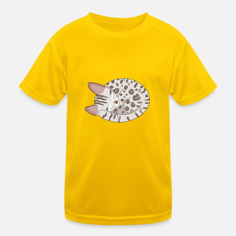 Chat de Bengale Chat T-shirt sport Enfant