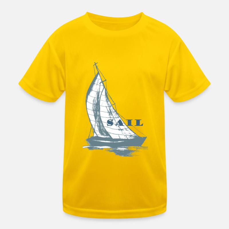 Segelboot,Meer,Geschenk,maritim,cool,trend, Kinder Funktions-T-Shirt