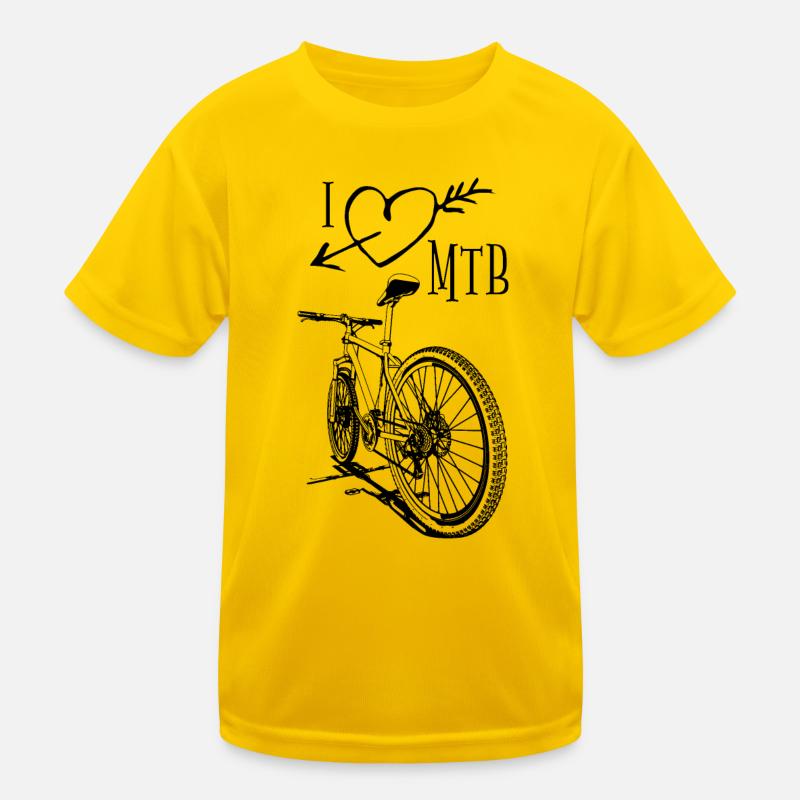 VTT dames : chemise chic pour l’amour vélo ! T-shirt sport Enfant