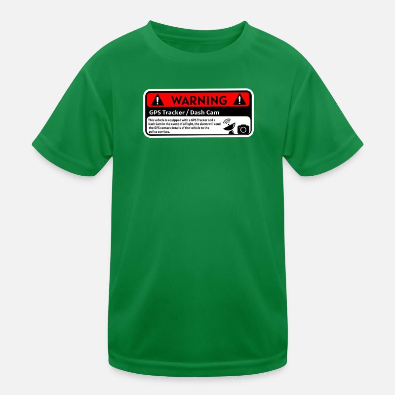 Alerte GPS Dash Cam T-shirt sport Enfant