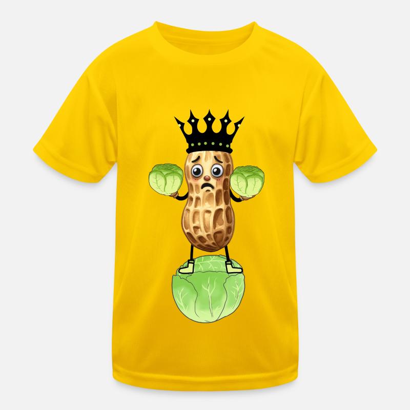 Peanut Cabbage Vegetable King Cabbage Funny Kids Functional T-Shirt