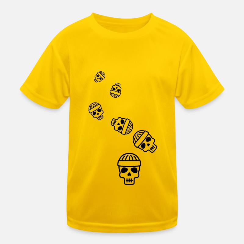 Skull head icon Kids Functional T-Shirt