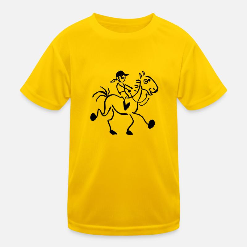 Reiten Kinder Funktions-T-Shirt
