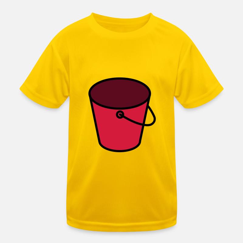 Bucket Color Customizable Kids Functional T-Shirt