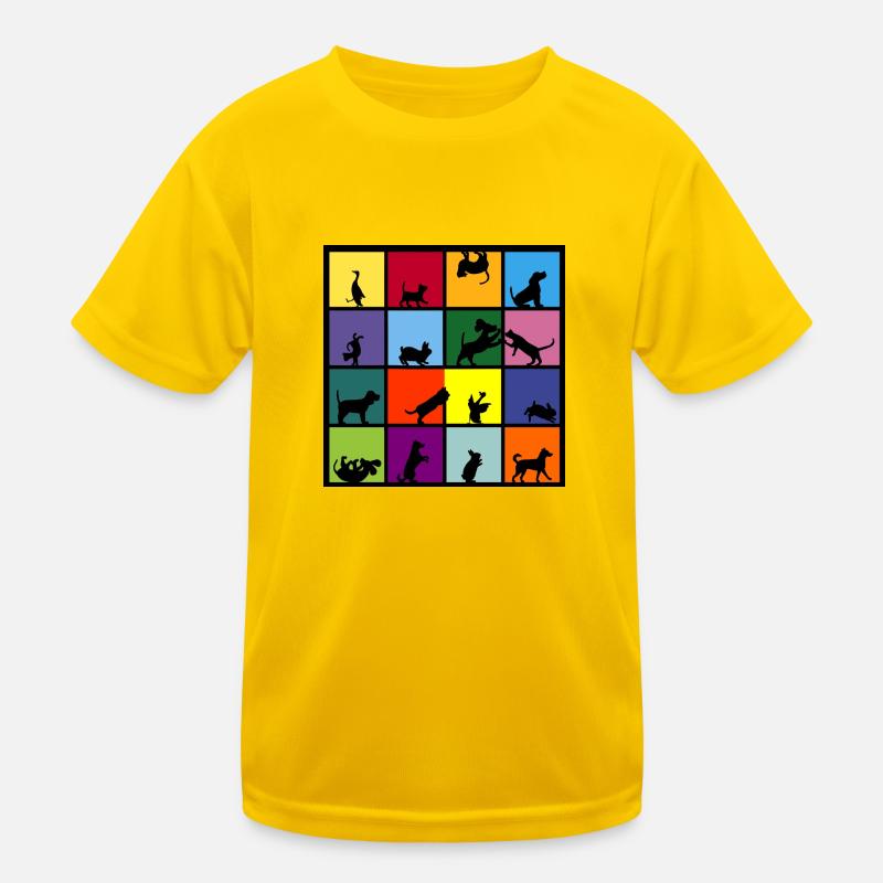 Specialcube Pixel Kinder Funktions-T-Shirt
