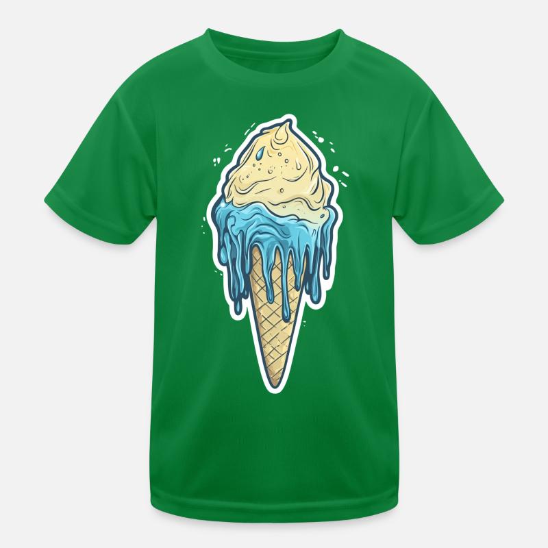 Eiscreme Eis Kids Functional T-Shirt