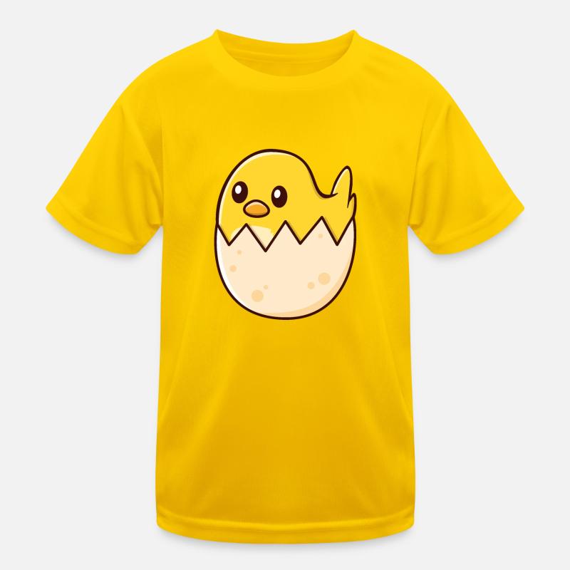 Hatching Chick Kids Functional T-Shirt
