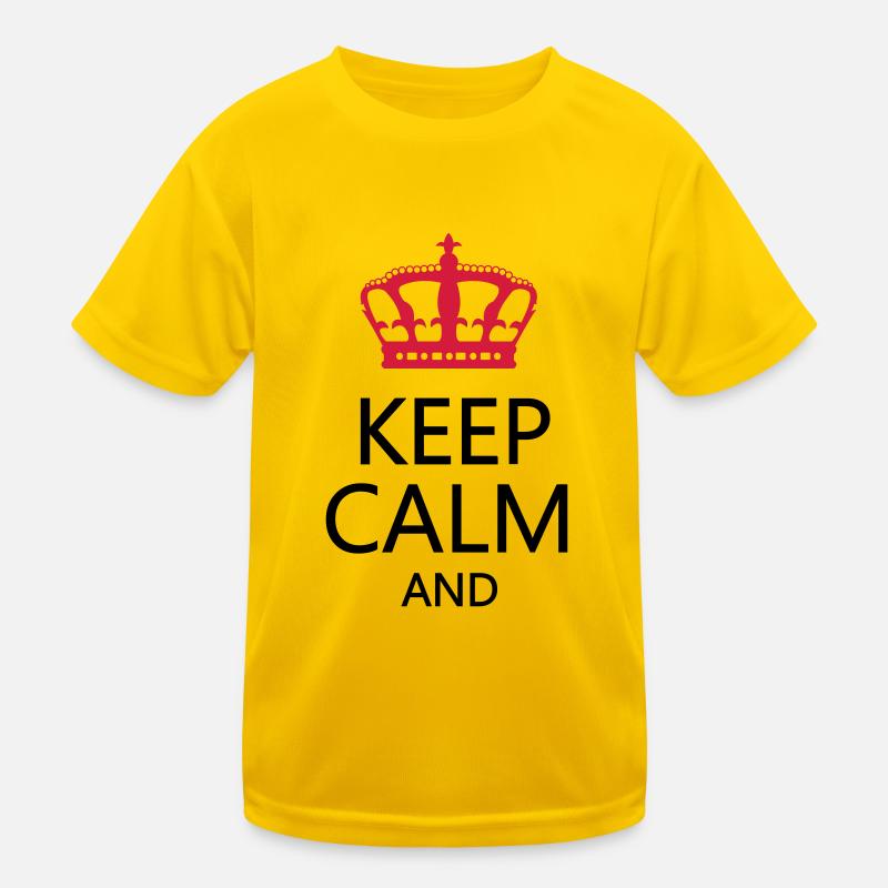 keep_calm2 T-shirt sport Enfant
