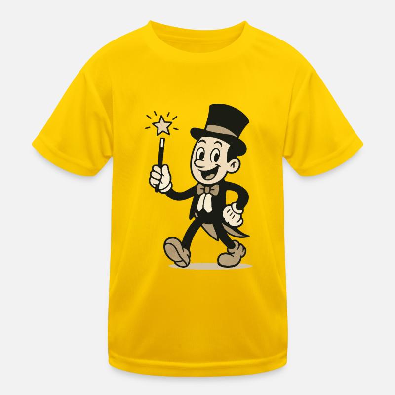 zauberer comic Kinder Funktions-T-Shirt