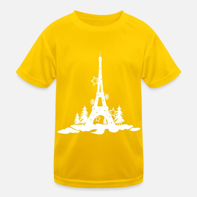 CHRISTMAS EIFFEL TOUR 2,Tour eiffel paris T-shirt sport Enfant