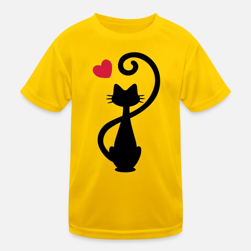 Chat - chat dame - chat - chat - minou T-shirt sport Enfant