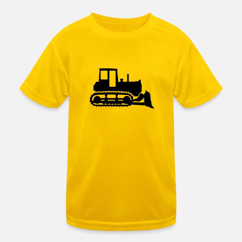 Bulldozer Kids Functional T-Shirt