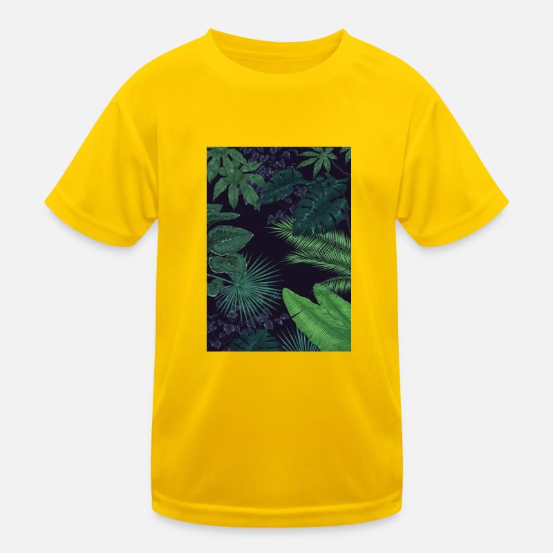 feuilles tropicales T-shirt sport Enfant