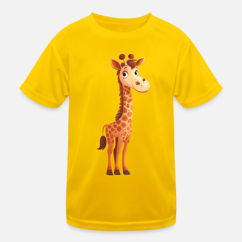 Drôle de girafe T-shirt sport Enfant