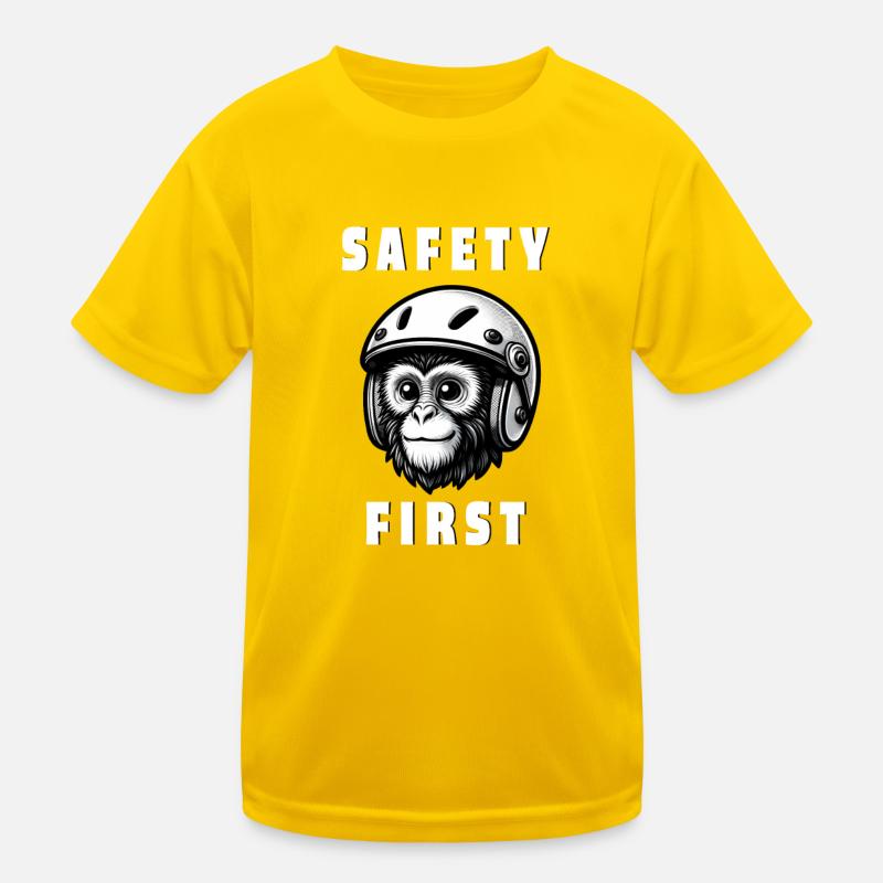 Safety Monkey Kinder Funktions-T-Shirt