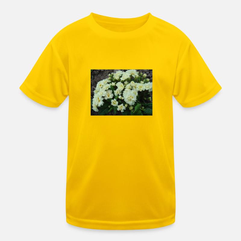 White filled scented primroses in spring Kids Functional T-Shirt