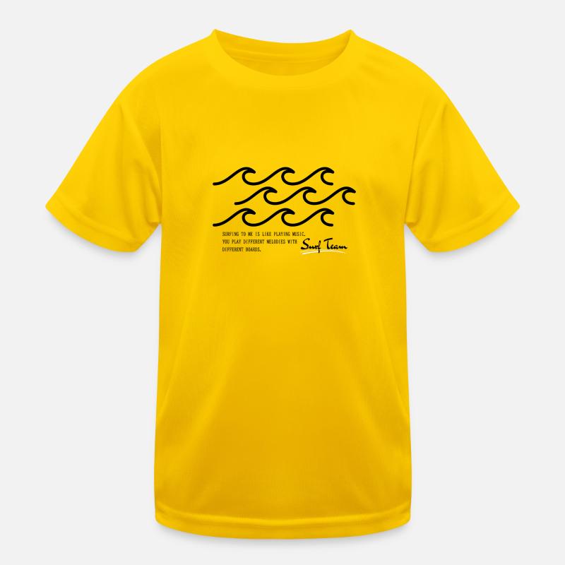 Surf Team Wave Kinder Funktions-T-Shirt
