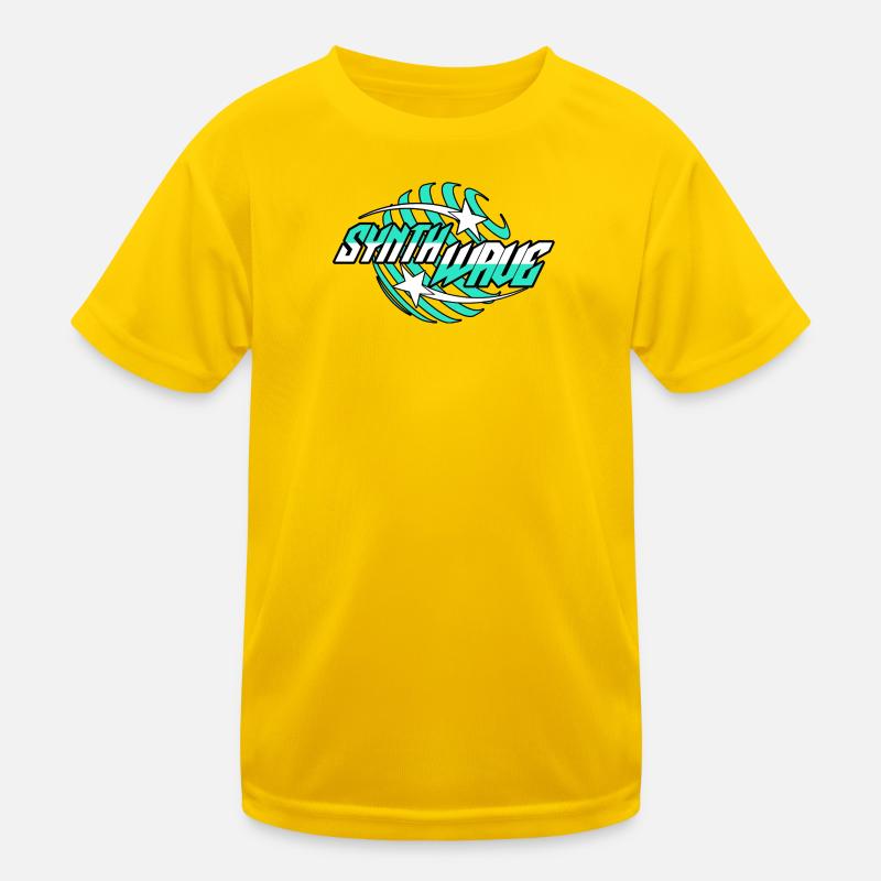 Synthétiseur Synth Wave T-shirt sport Enfant